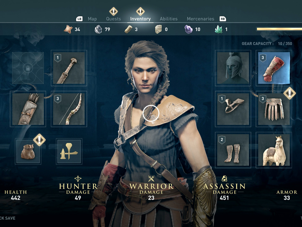 Assassin’s Creed Odyssey inventory: how to get the best weapons