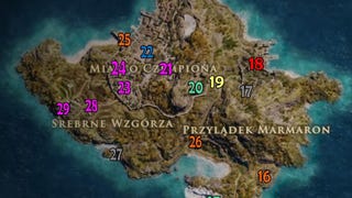 Assassin's Creed Odyssey - Wyspy Hefajstosa (Lemnos, Tazos): mapa