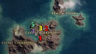 Assassin's Creed Odyssey - Wyspy Obsydianowe (Melos, Hydra): mapa