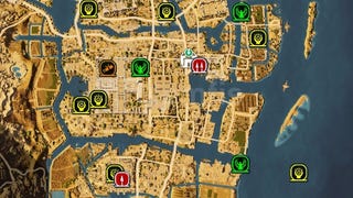 Assassin's Creed Origins - Memfis (Memphis): mapa