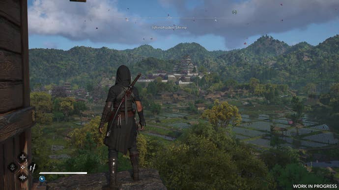 Looking over Himeji from a mountaintop shrine.