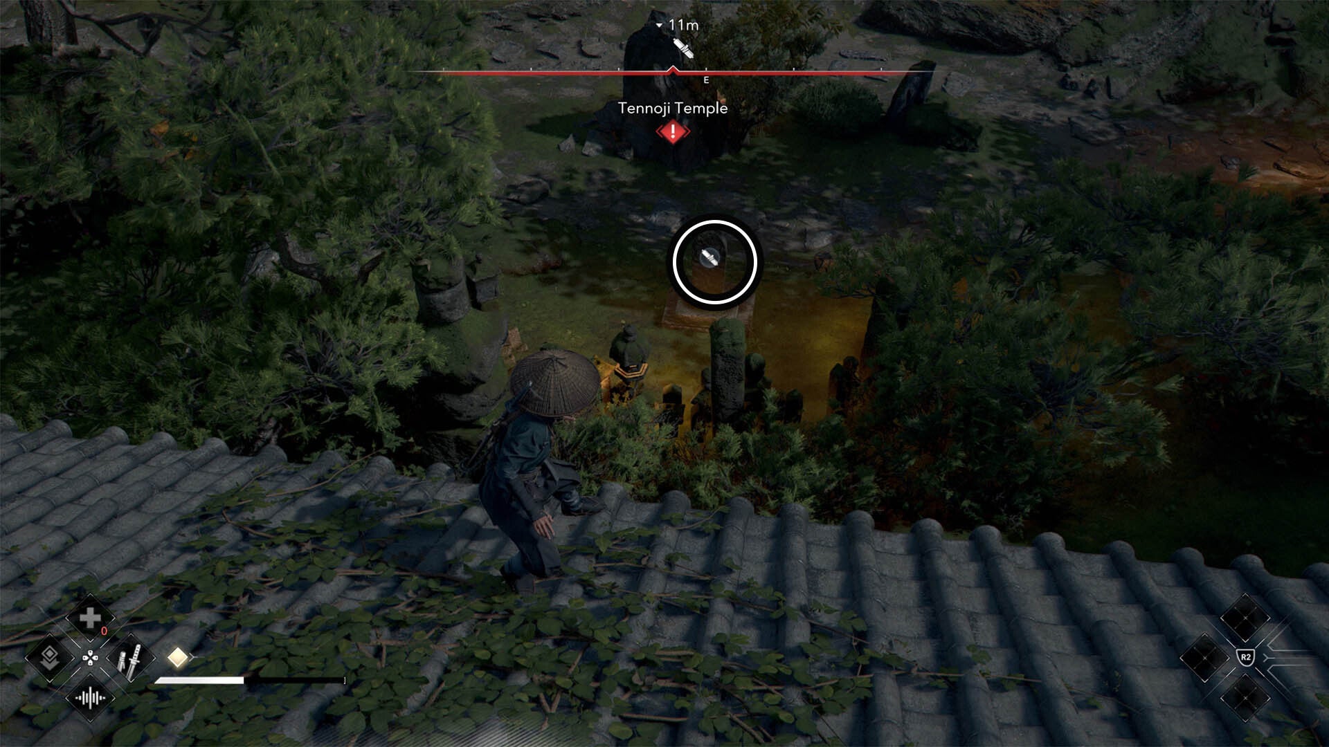 assassins creed shadows tennoji temple lost page three location