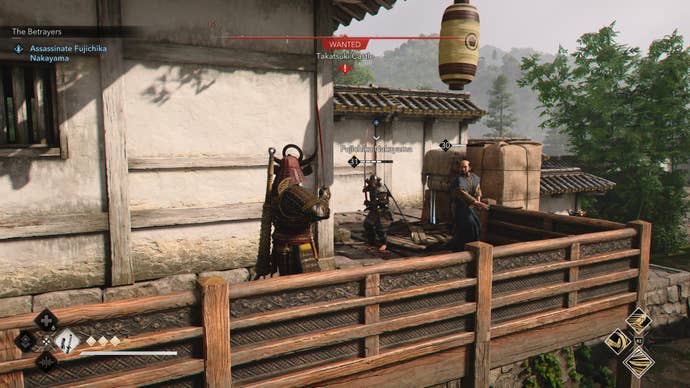 Yasuke fighting Fujichika Nakayama in Assassin’s Creed Shadows.