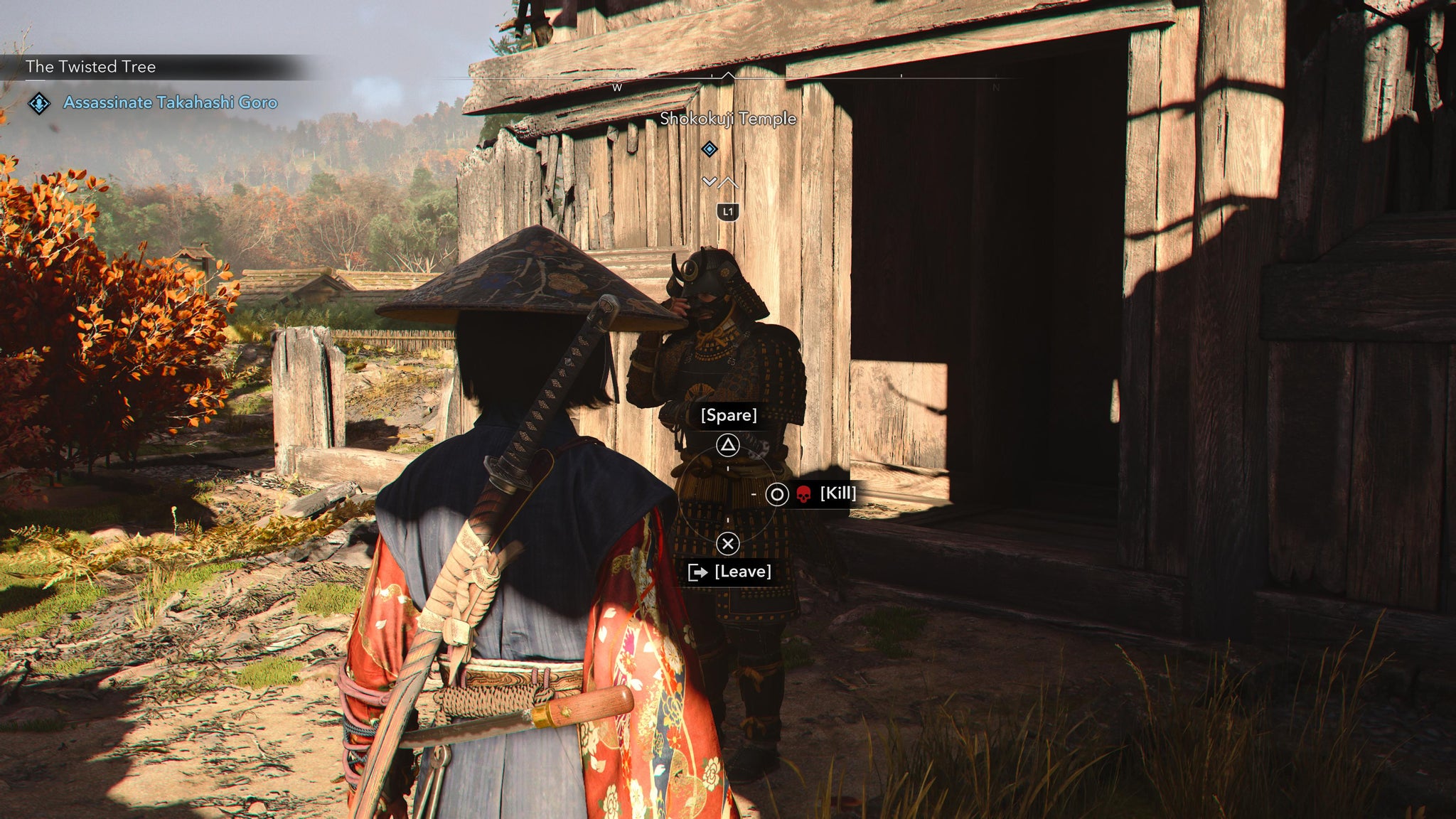 Naoe sparing Takahashi Goro in Assassin's Creed Shadows. - 17