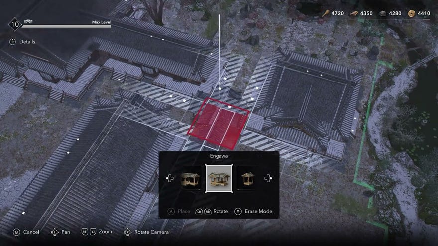 The hideout customisation successful  Assassin's Creed Shadows.