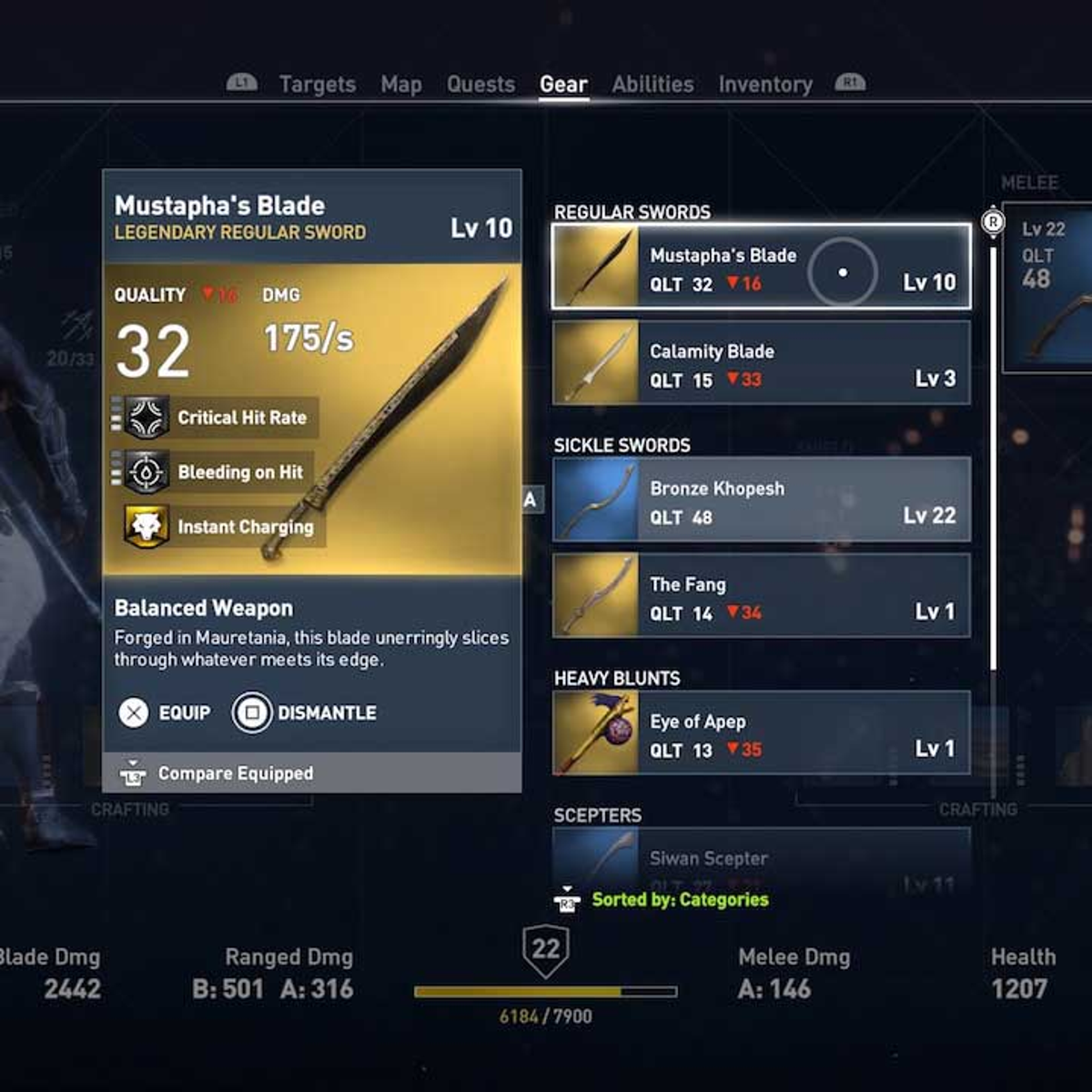 Assassin’s Creed Origins: get and upgrade the best weapons and