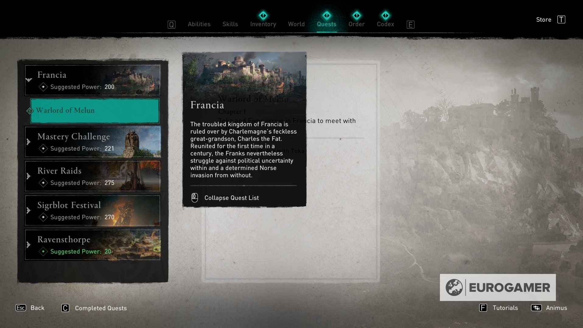 Assassin&rsquo;s Creed Valhalla - How to start The Siege of Paris DLC 