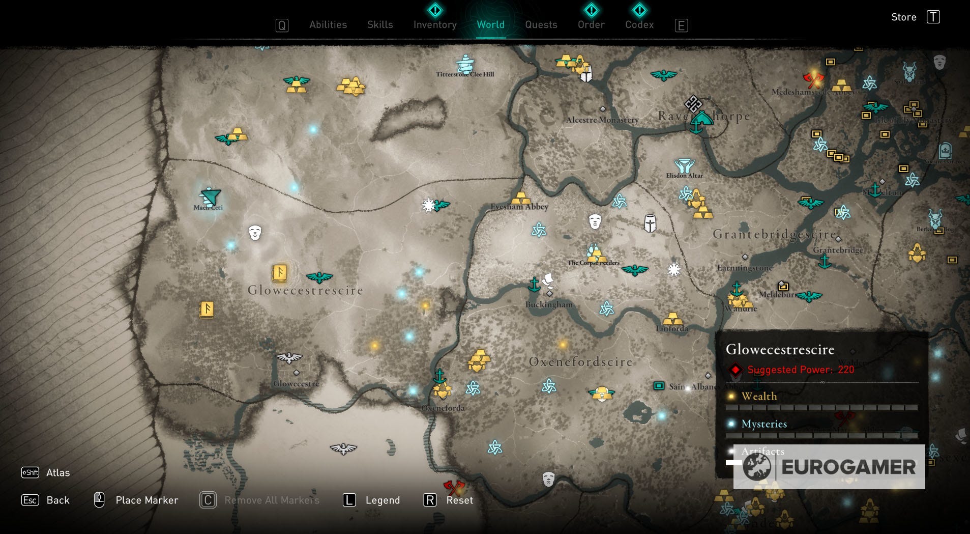Assassin's Creed: Valhalla - Treasure Hoard map locations list by ...