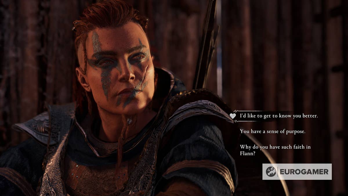 Assassin’s Creed: Valhalla romance options list, including The