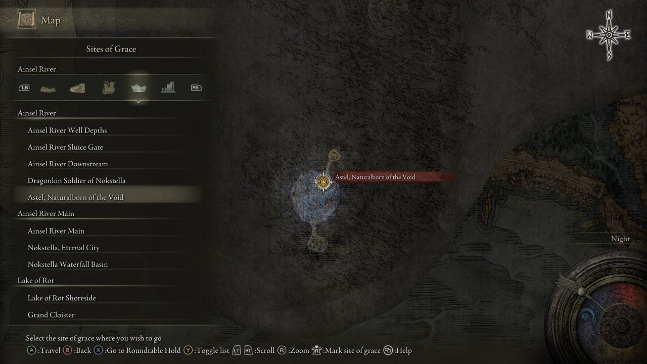 Astel Naturalborn of the Void Grace in Elden Ring