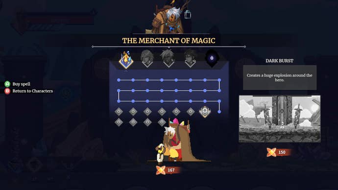 Looking at some spell unlocks in Astral Ascent.