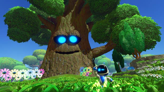 astro bot and papa tree