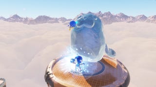 astro bot creamy canyon ice seal statue