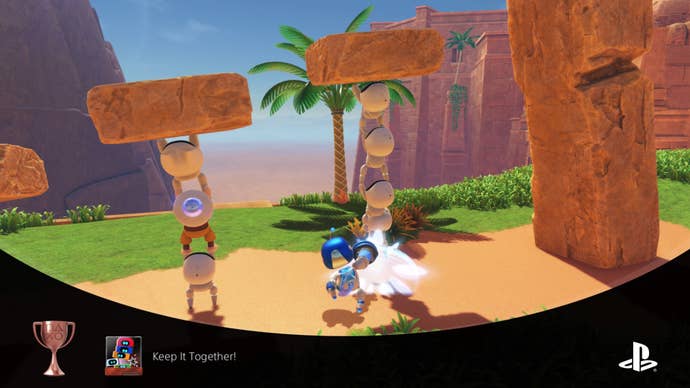 astro bot keep it together trophy achievement