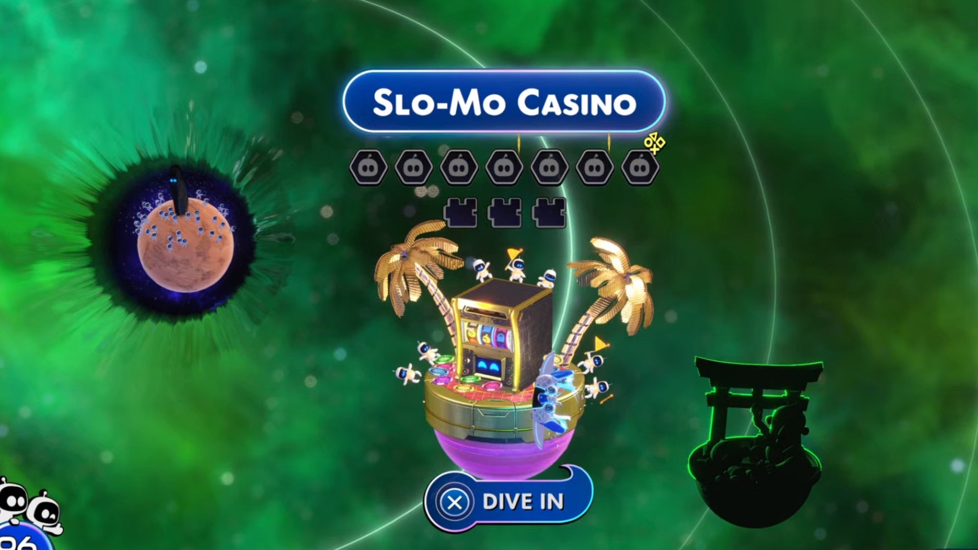 astro bot slo mo casino level in serpent starway