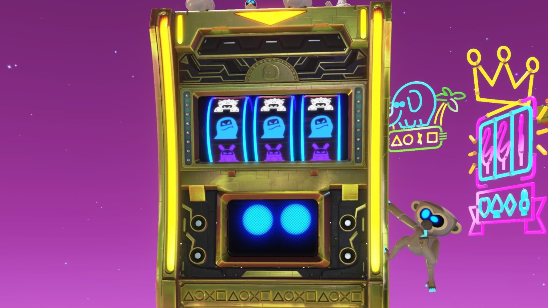 astro bot slot machine lose lines in slo-mo casino