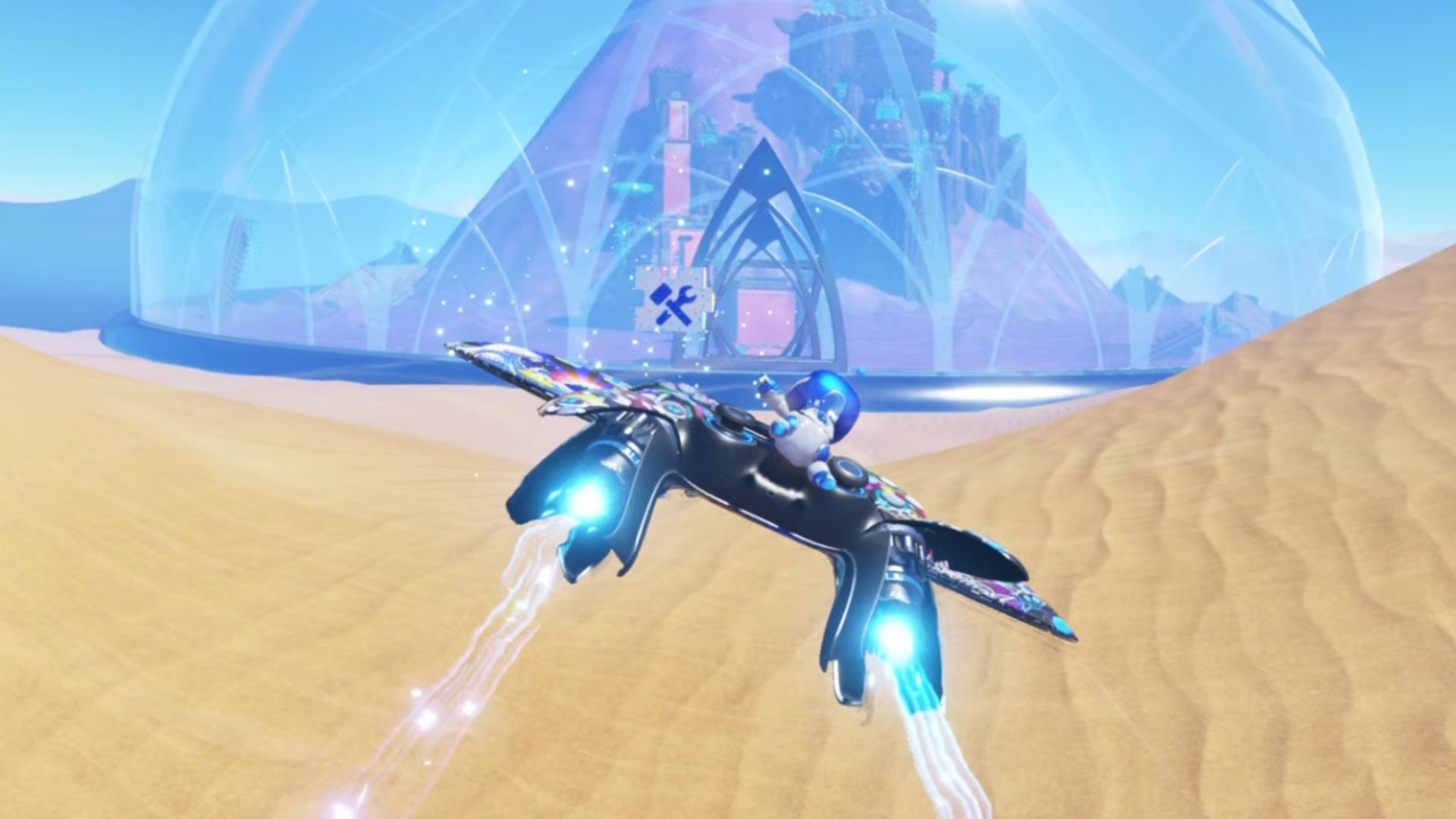 astro bot trapped in time puzzle piece one location