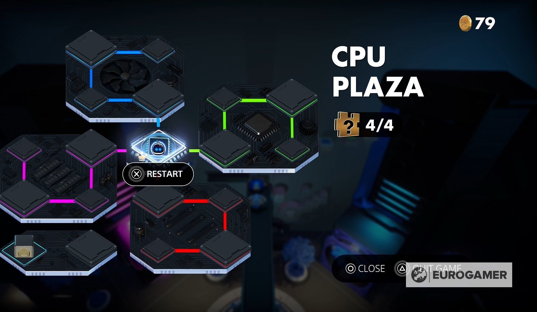 Astro's Playroom - CPU Plaza puzzle pieces locations explained ...