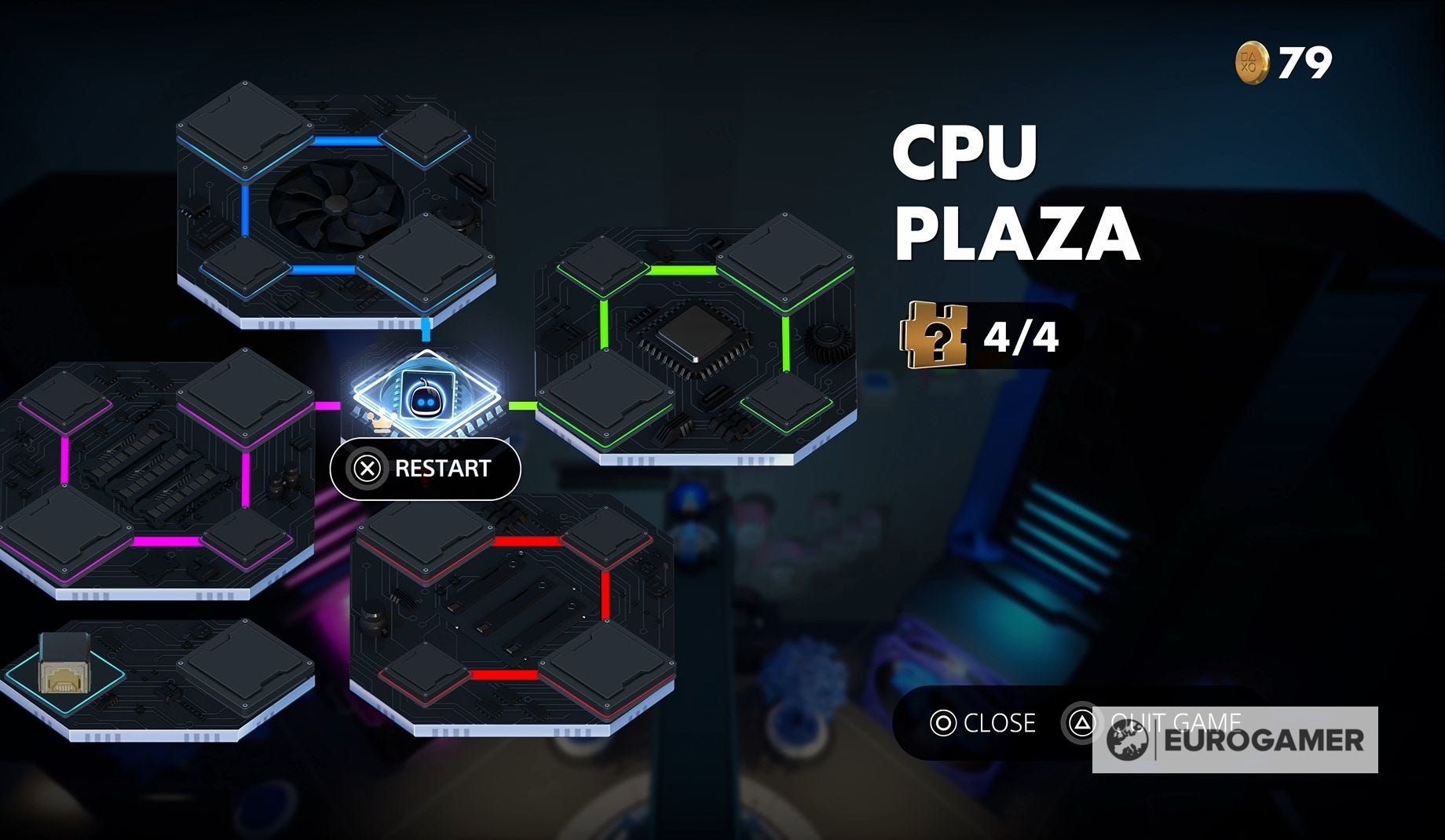 Cpu Astro Bot Astro's Playroom - CPU Plaza puzzle pieces locations explained ...