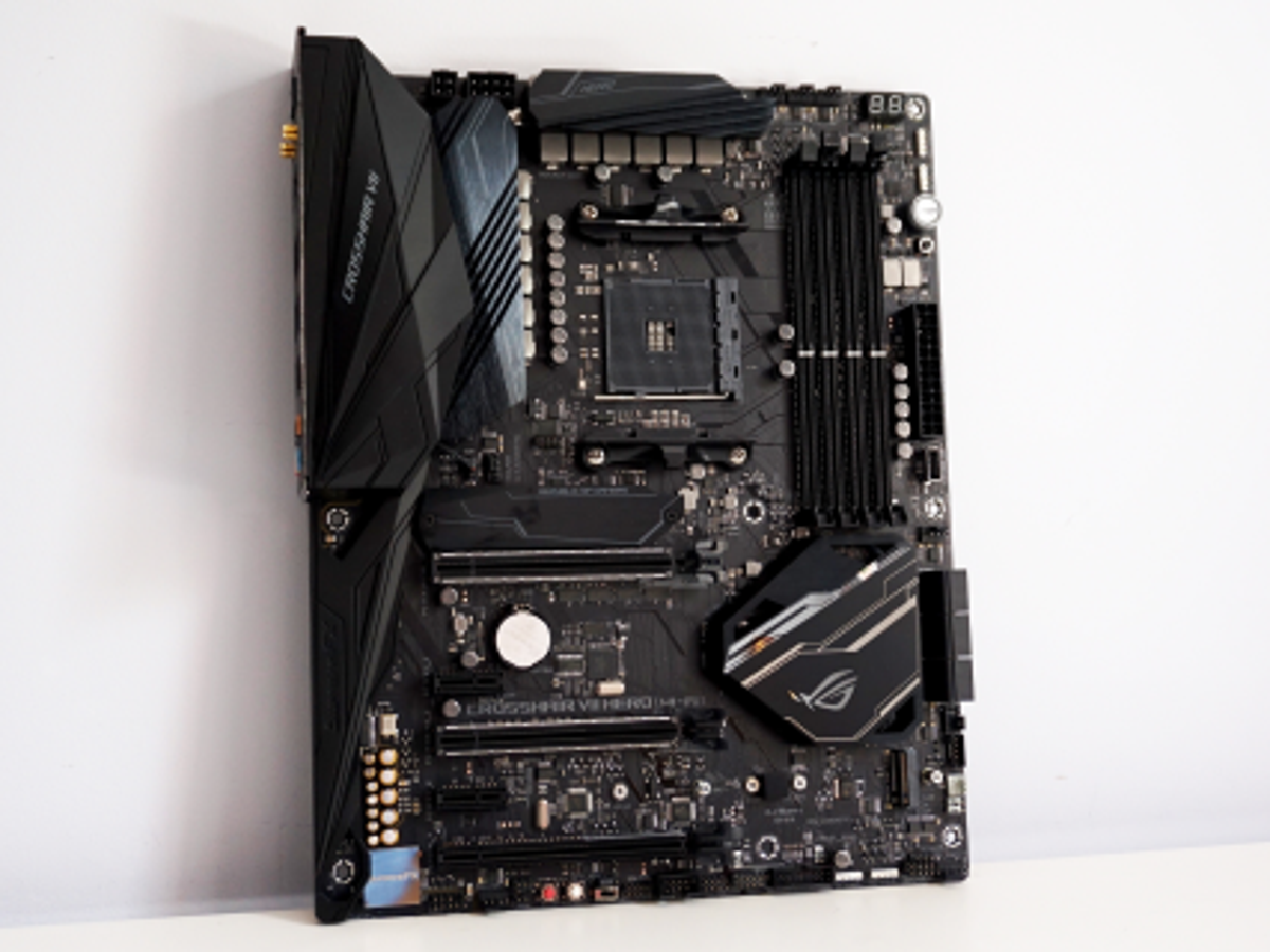 Asus ROG Crosshair VII Hero Wi Fi review The coolest motherboard around for Ryzen literally Rock Paper Shotgun