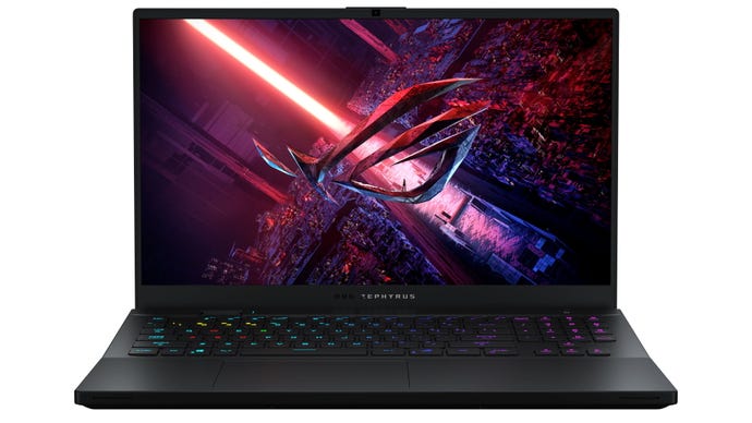 A photo of the Asus ROG Zephyrus S17 gaming laptop