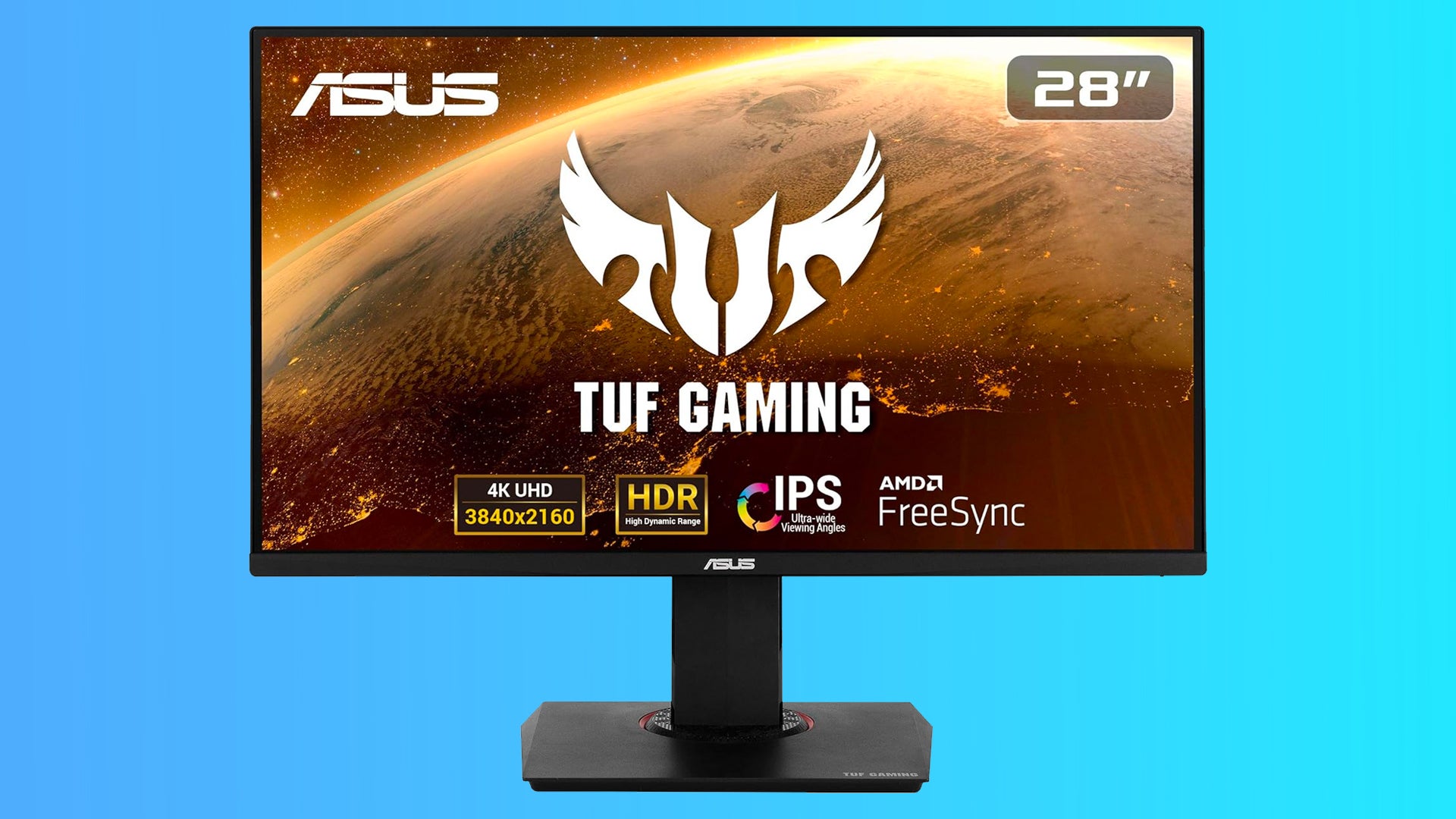 This Asus TUF Gaming VG289Q 4K IPS monitor is down to a 