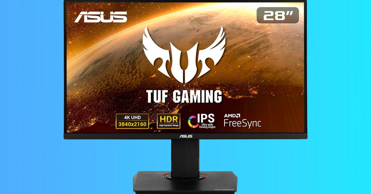 Tuff Monitor This Asus TUF Gaming VG289Q 4K IPS monitor is down to a bargain price ...
