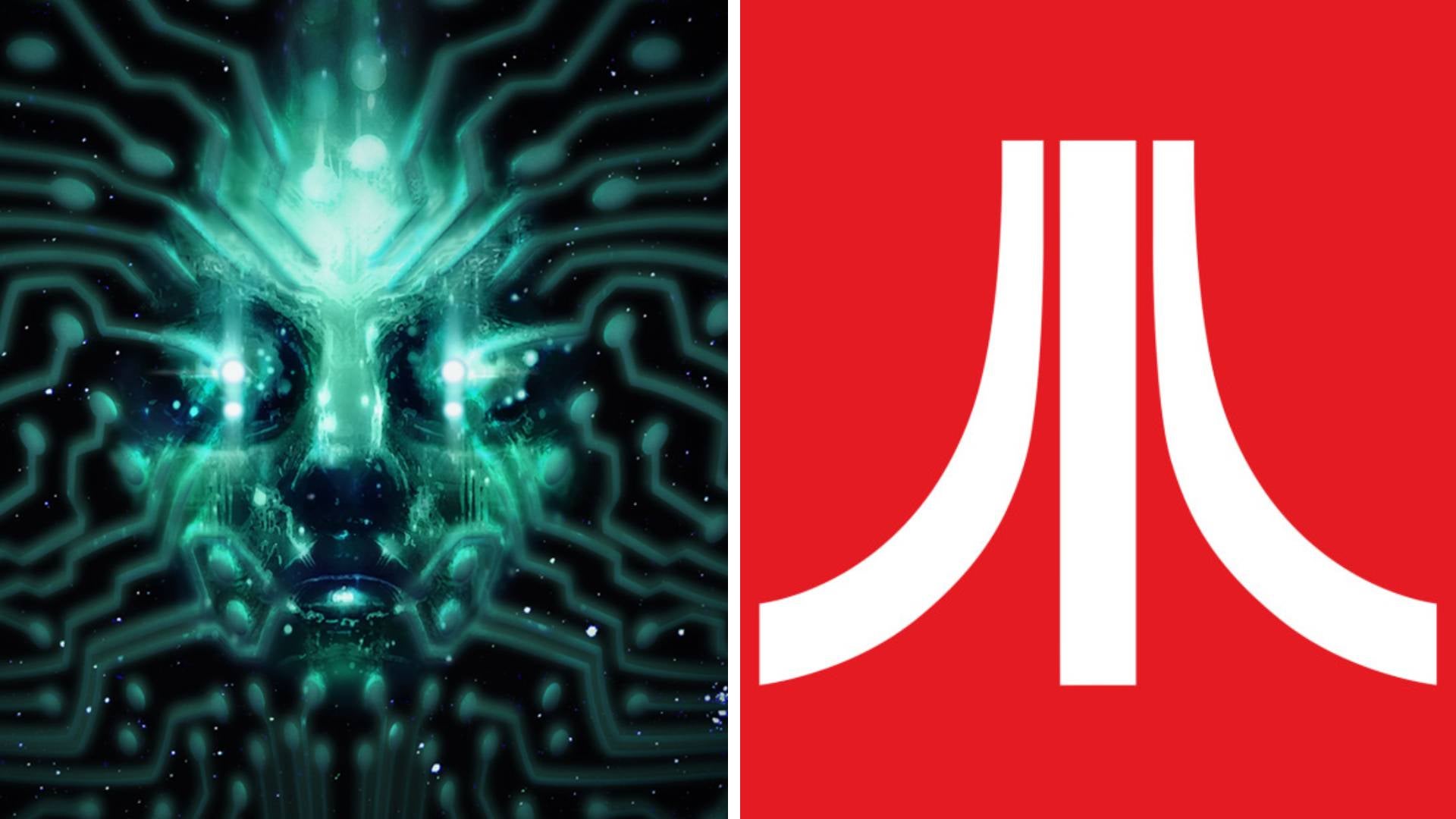 Custom header split between Atari and System Shock remake