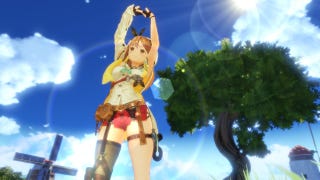 An extremely anime protagonist, Ryza, in Atelier Ryza 2.