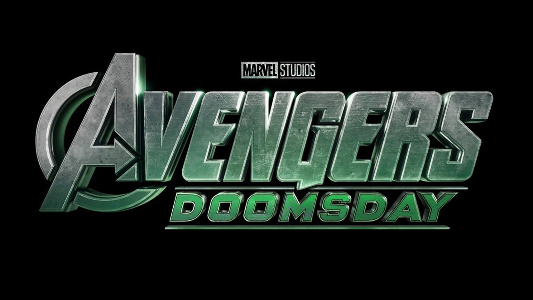 The logo for Avengers: Doomsday on a black background. - 1