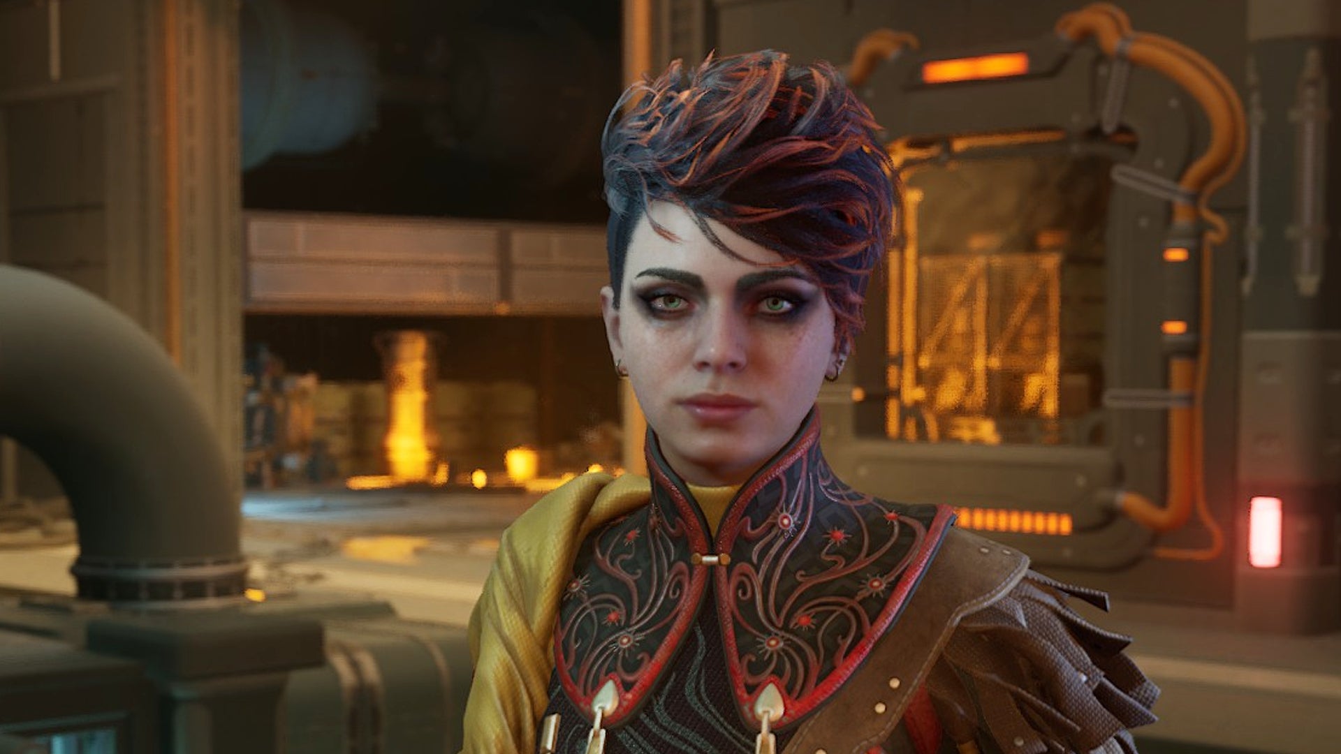 Aza, one of the companions in The Outer Worlds 2. - 8