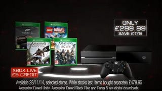 GAME is offering Xbox One with four games for ?299
