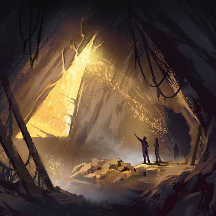 Concept art for the untitled debut game from Longdue, realised in a similar painterly way to Disco Elysium