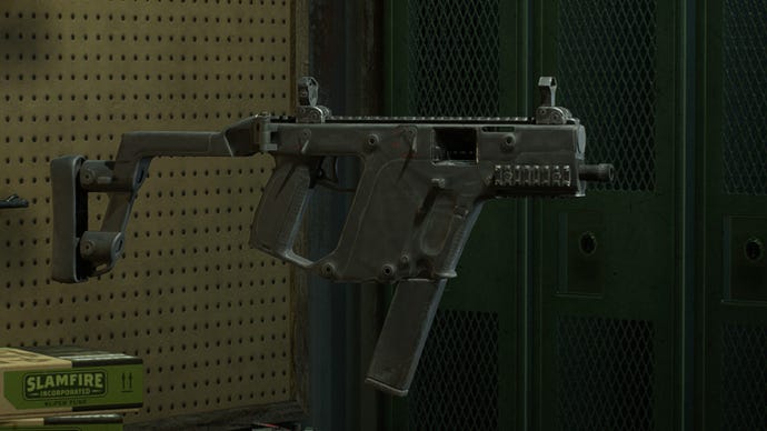 Vector SMG in the Back 4 Blood armory