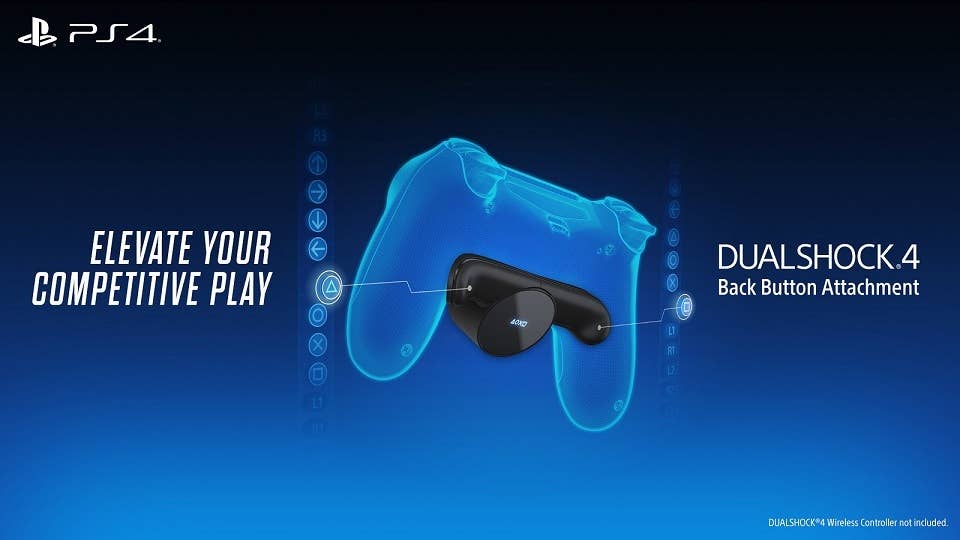 Sony launching DualShock 4 rear button attachment | GamesIndustry.biz