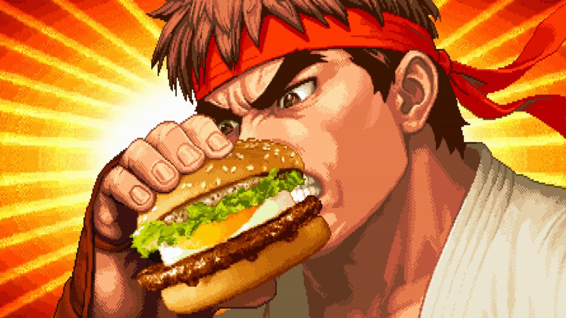 Lutadores de Street Fighter vestem skins temáticas McDonald’s