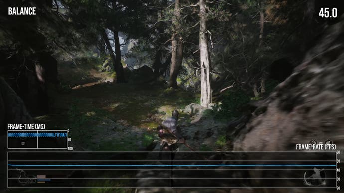 mode keseimbangan di wukong menargetkan 45fps
