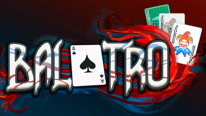 The logo for Balatro.