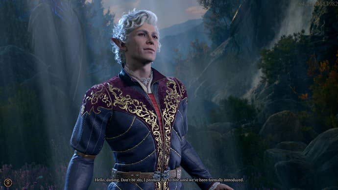 Astarion introduces himself in Baldur’s Gate 3