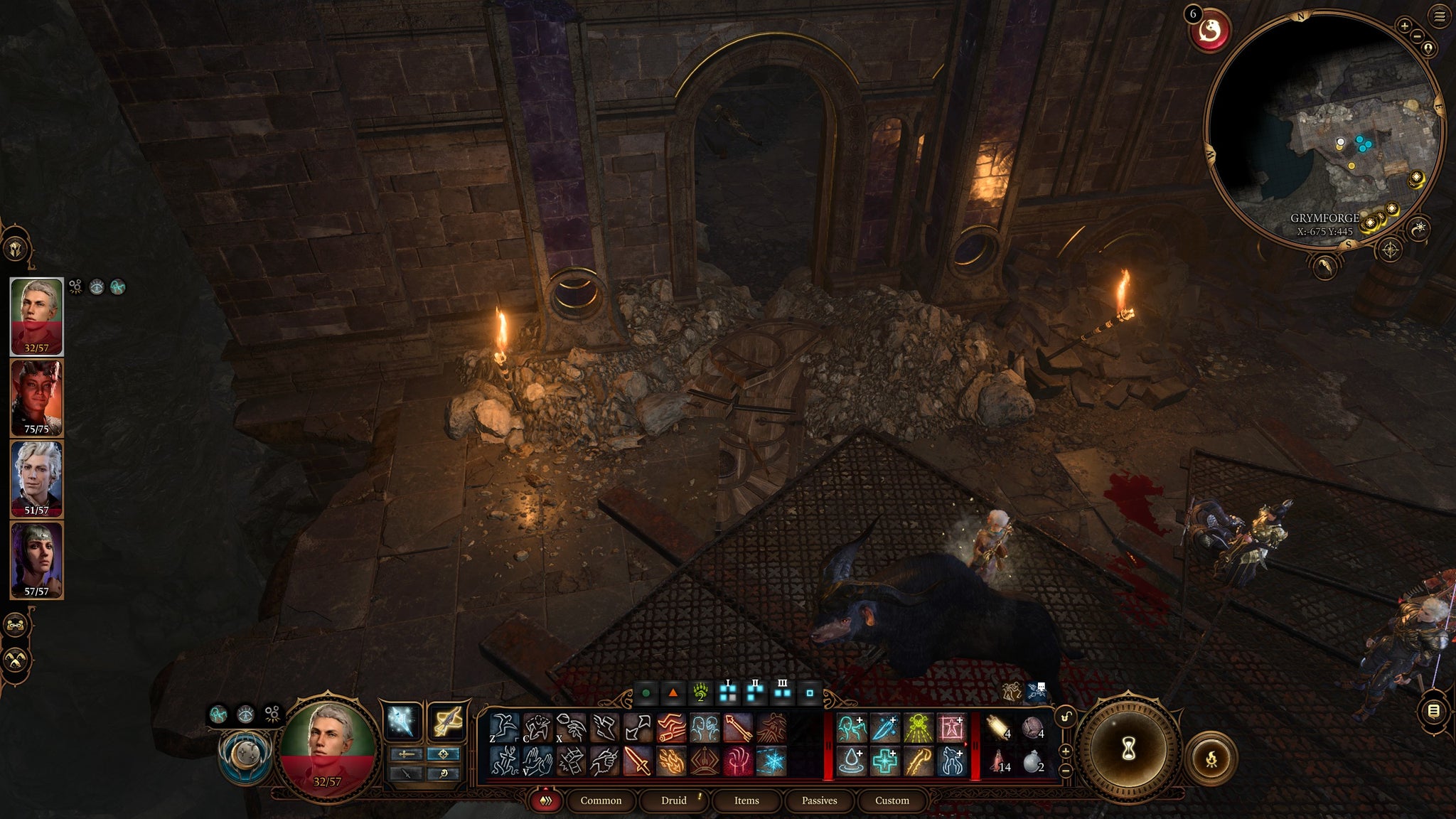 Tav clearing a passage to reach the Adamantine Forge in Baldur's Gate 3 - 7