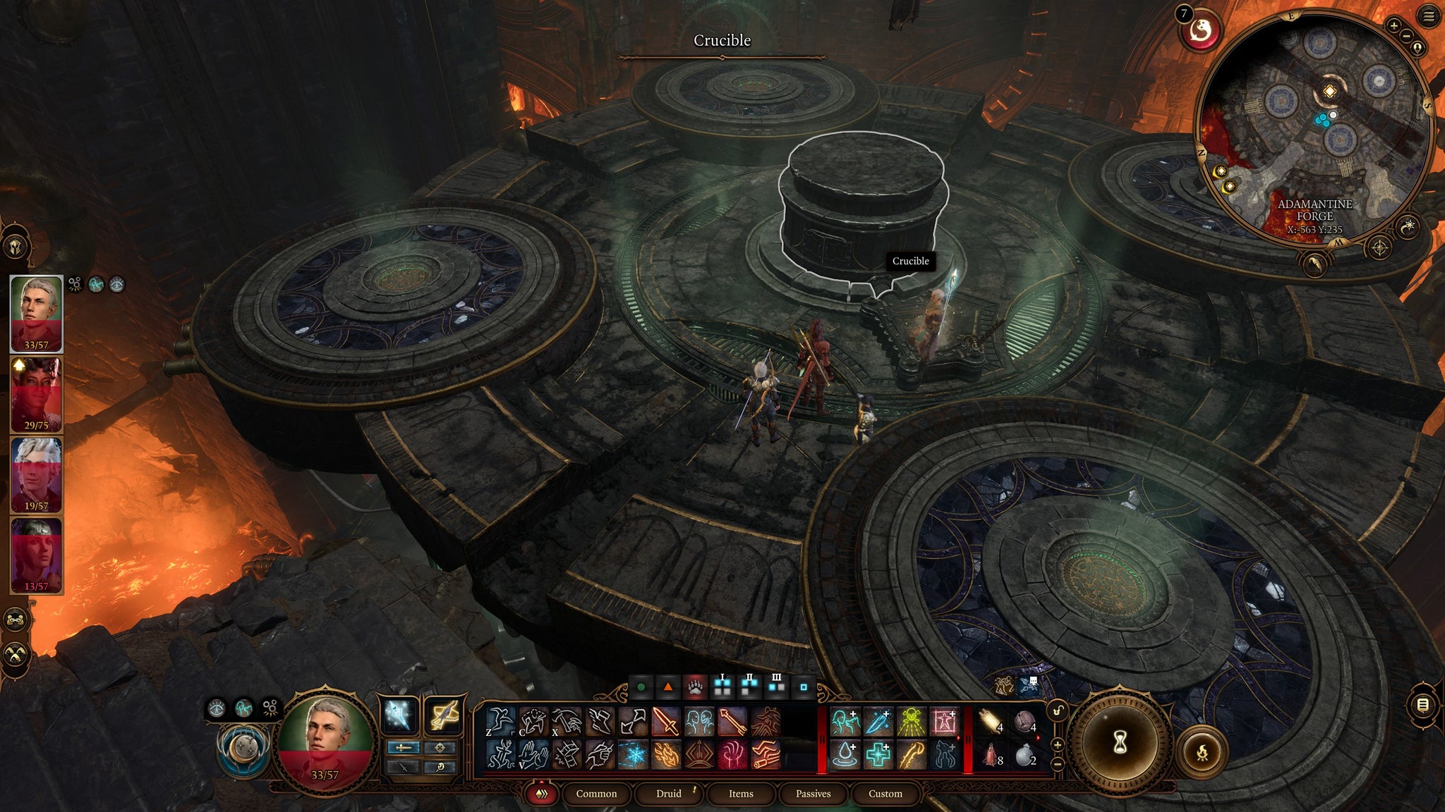 Tav filling the Adamantine Forge with mithral ore in Baldur's Gate 3 - 14