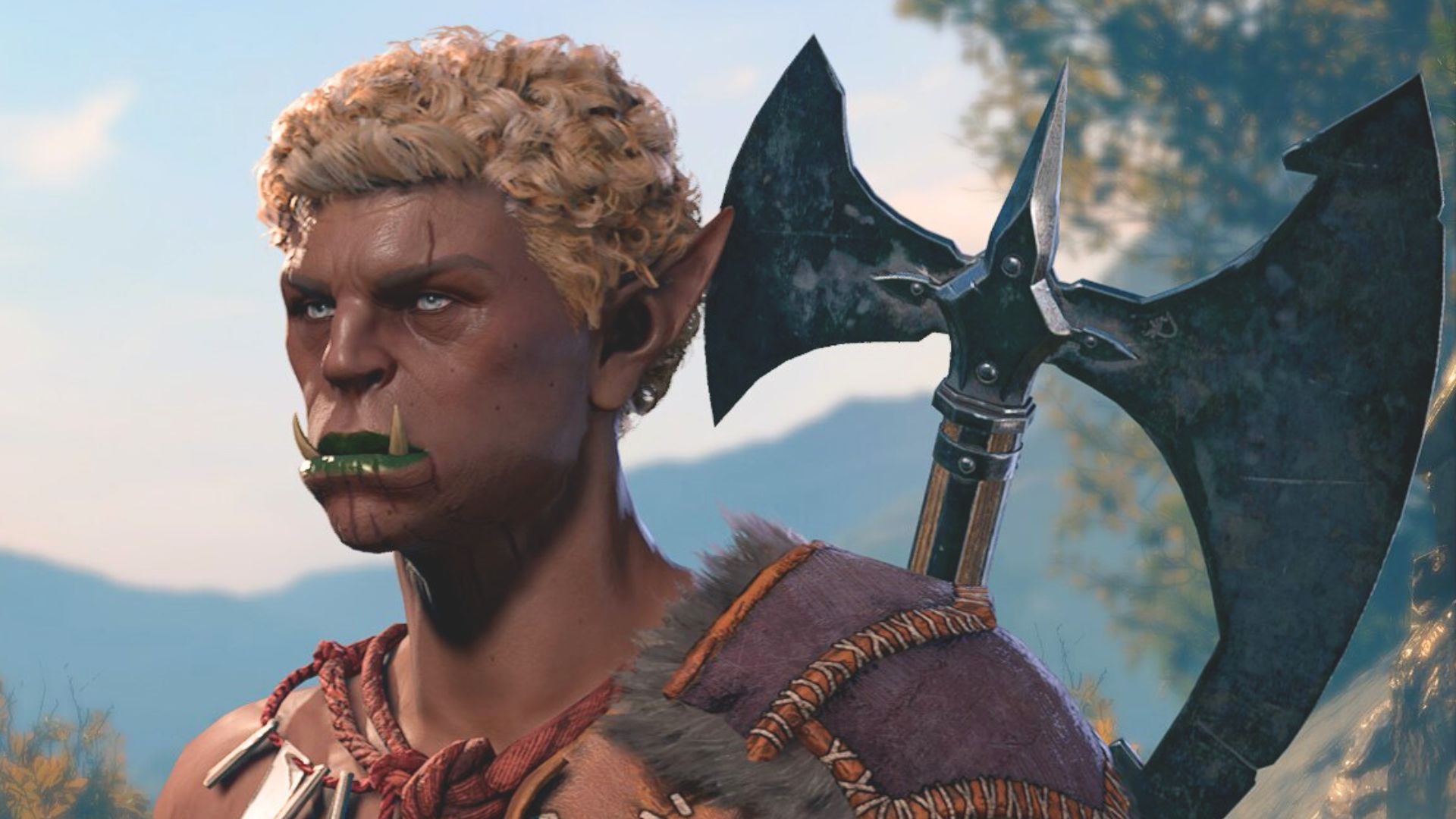 A Berzerker Barbarian in Baldur's Gate 3.