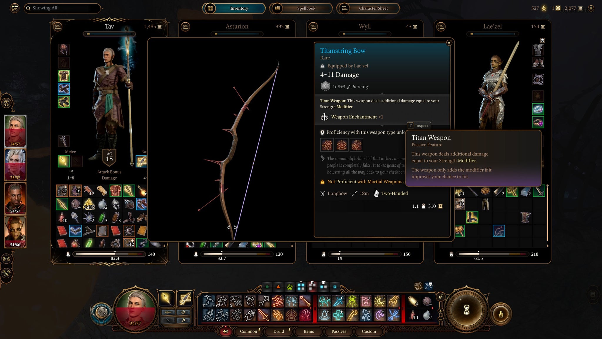 Astarion wielding the Joltshooter, one of the best bows in Baldur's Gate 3 - 7