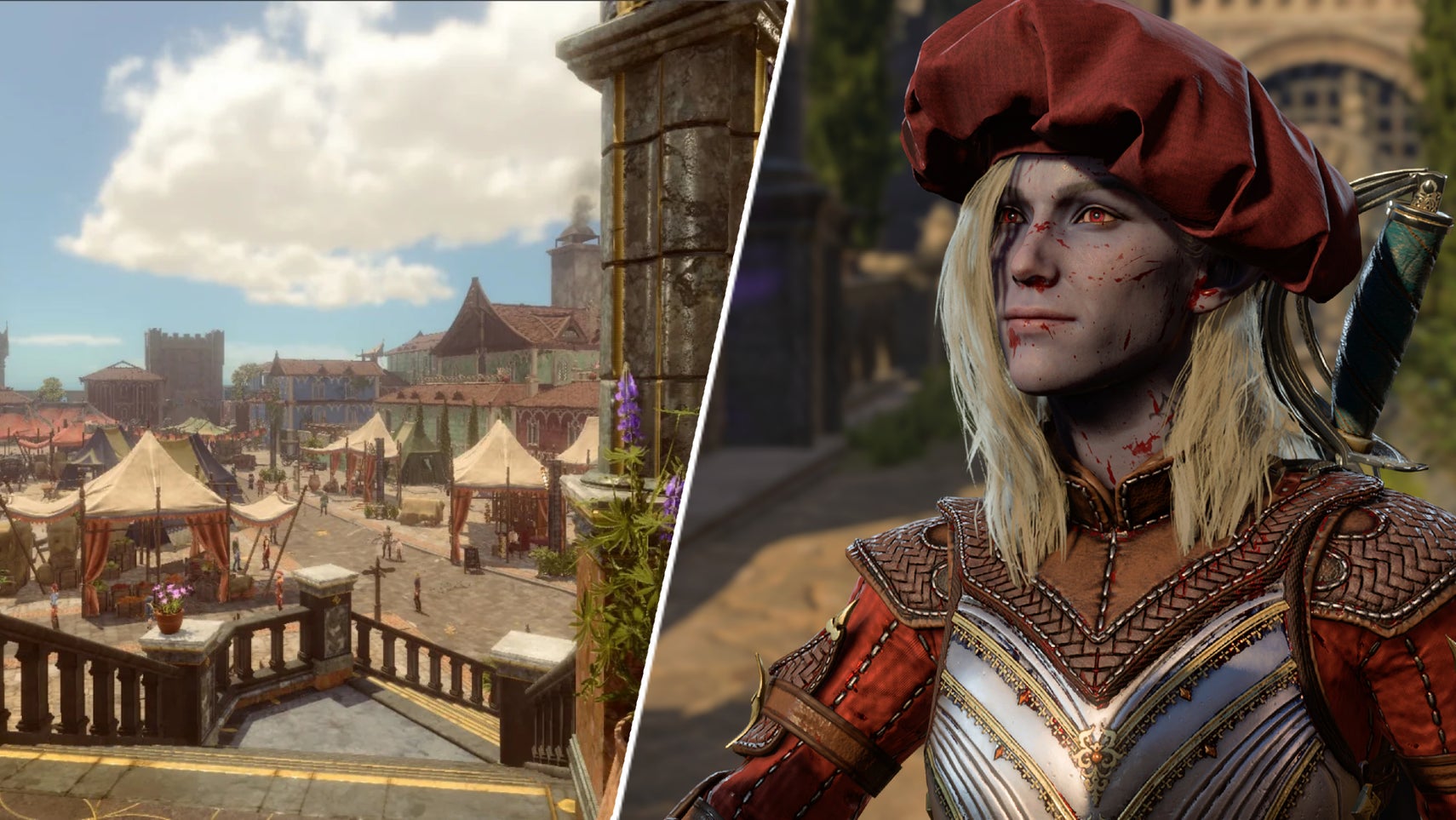 Minthara in Baldur's Gate 3 next to Athkatla's streets in Path To Menzoberranzan. - 1