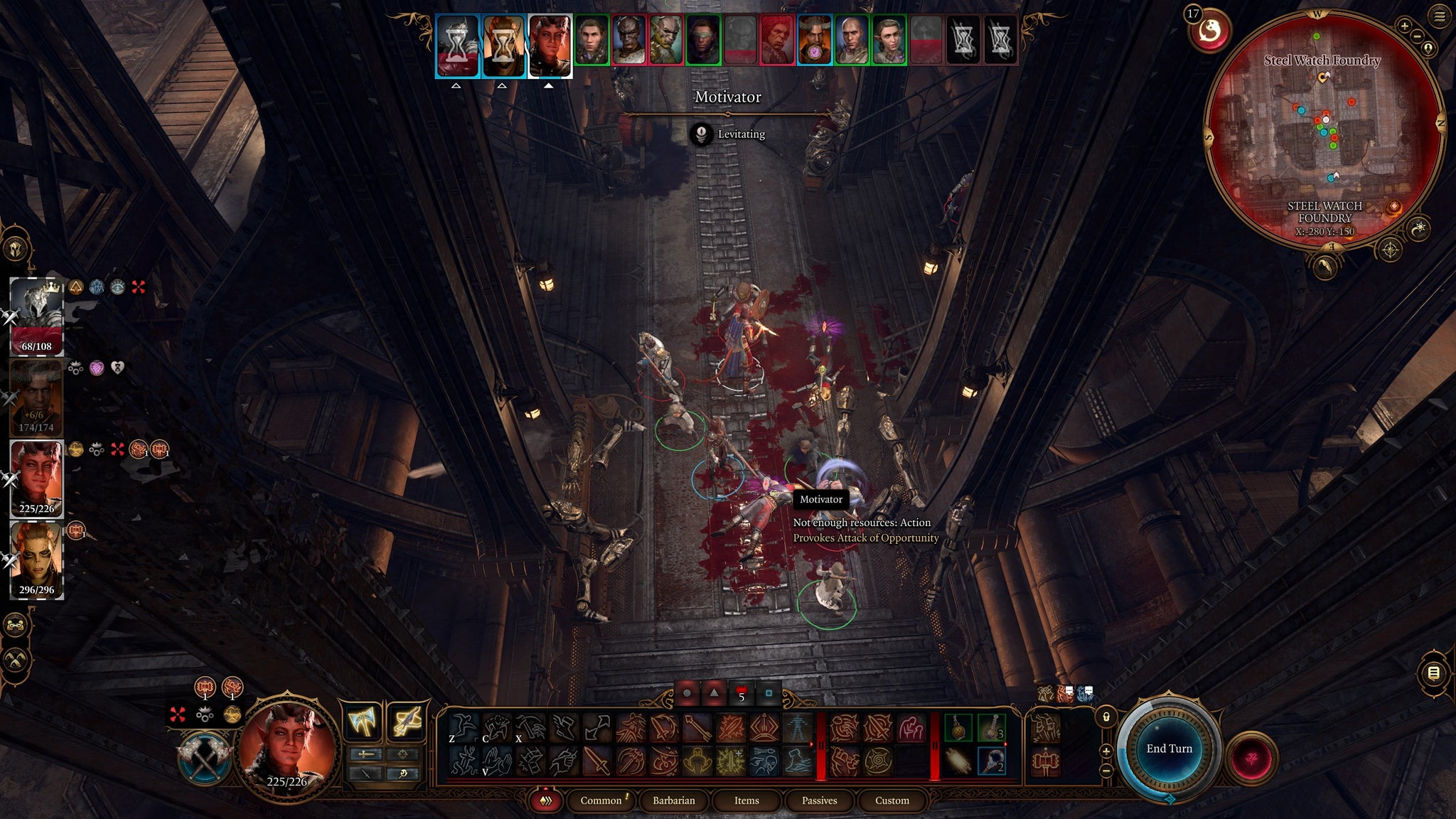 Tav and their party fighting the slavers compelling the Gnomes to make the Steel Watch in Baldur's Gate 3. - 3