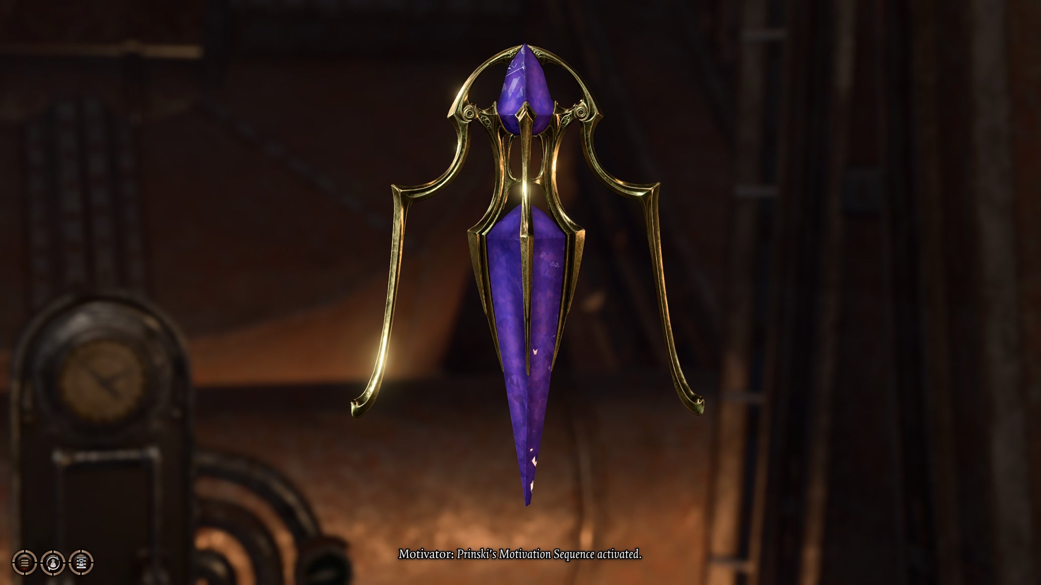 A magical motivator that compels the Gondian Gnomes to make the Steel Watch in Baldur's Gate 3. - 1