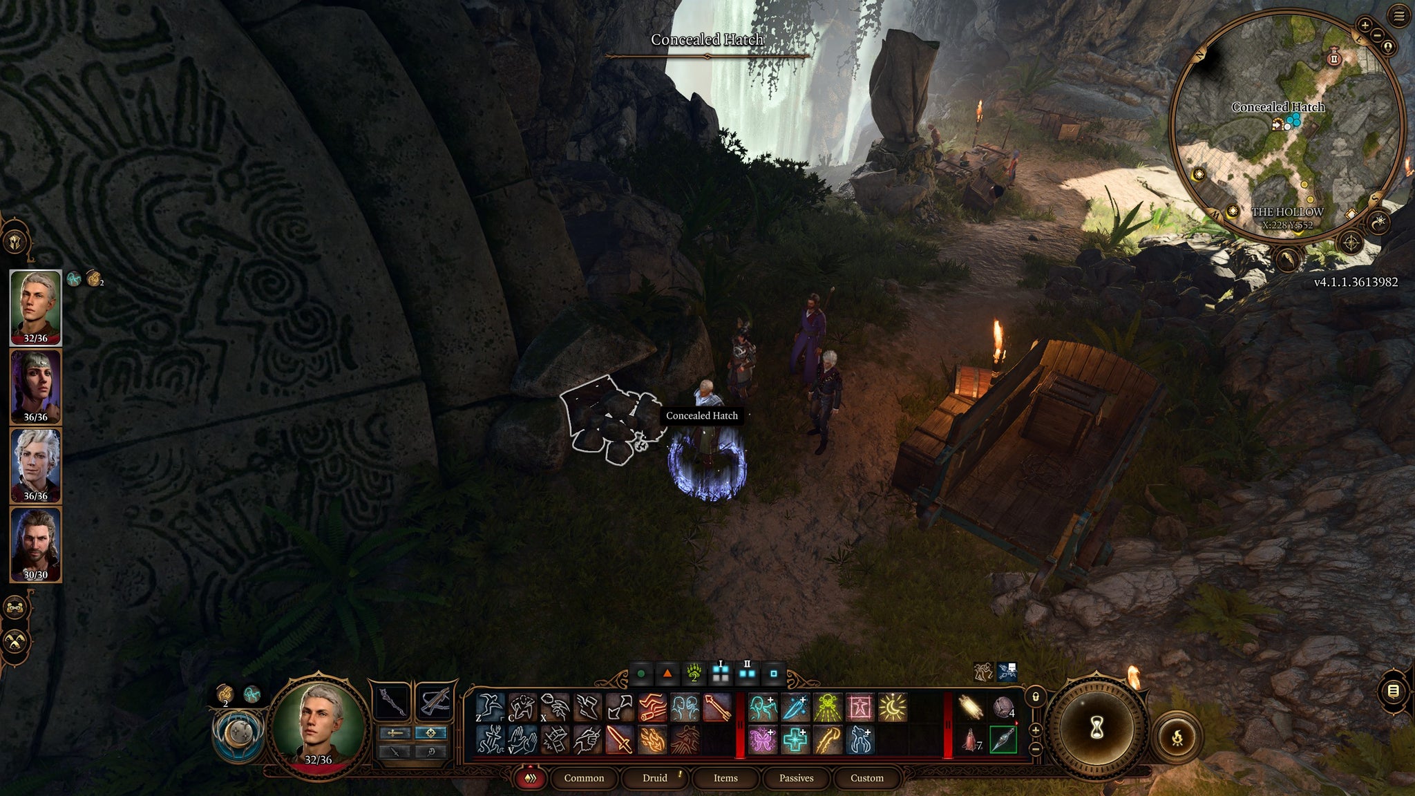 Tav investigating a concealed hatch in Baldur's Gate 3 - 4