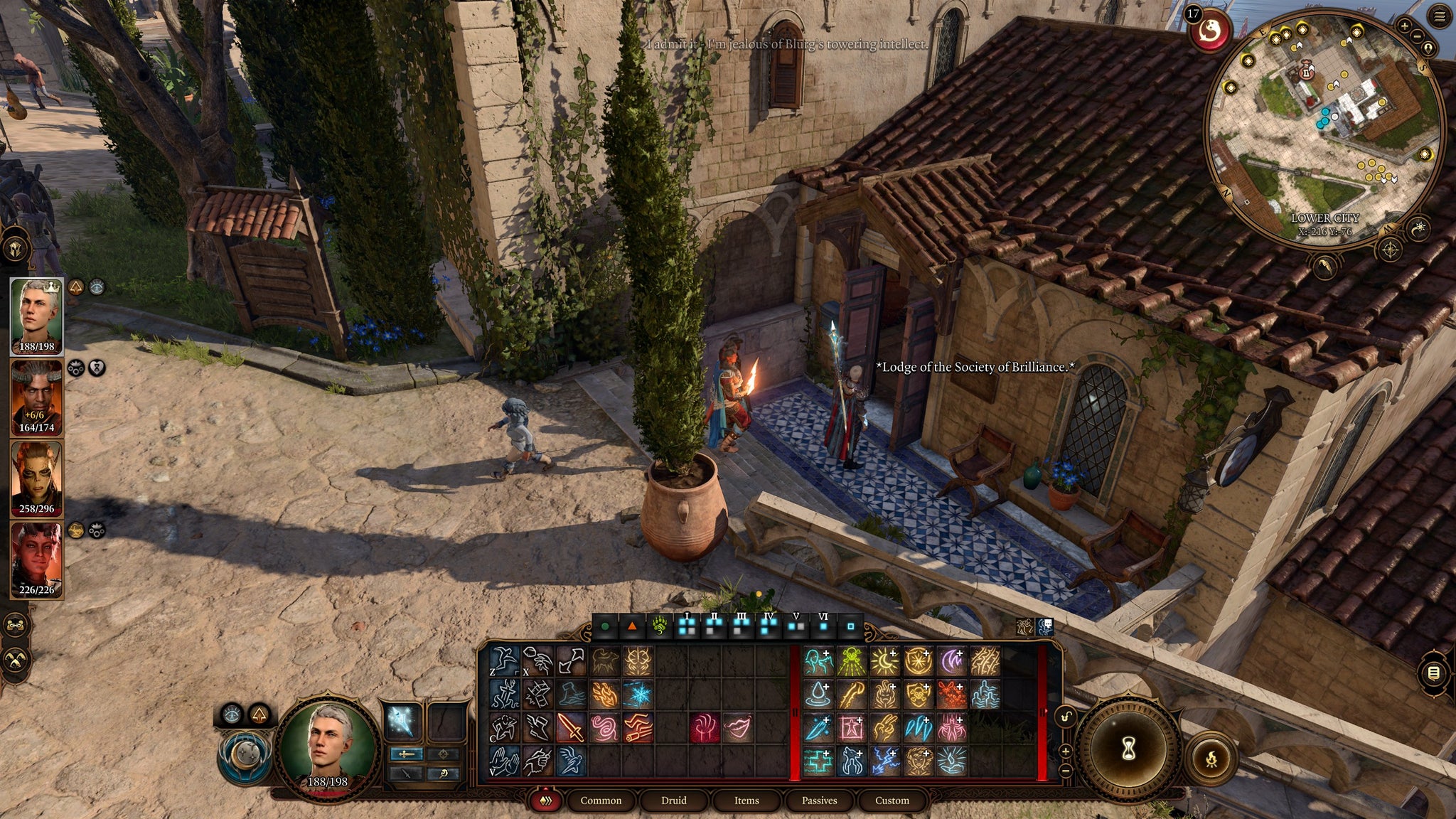 Tav standing outside the Society of Brilliance lodge in Baldur's Gate 3. - 3