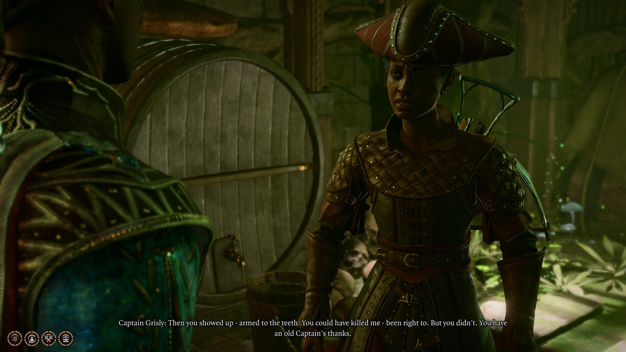 The real captain Grisly thanking Wyll for saving them in Baldur's Gate 3. - 10