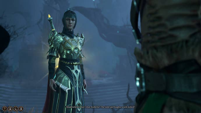 Shadowheart discussing the Gauntlet of Shar in Baldur’s Gate 3